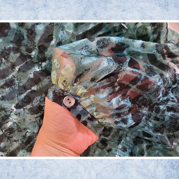 Chico's Semi Sheer Top - Picture 2 of 5